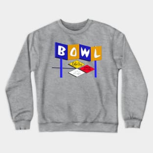 Bowling Sign, No Background Crewneck Sweatshirt